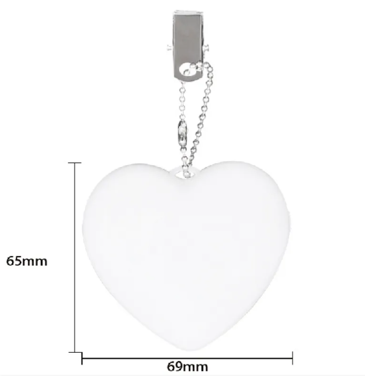 Heart Glow LED Handbag Light