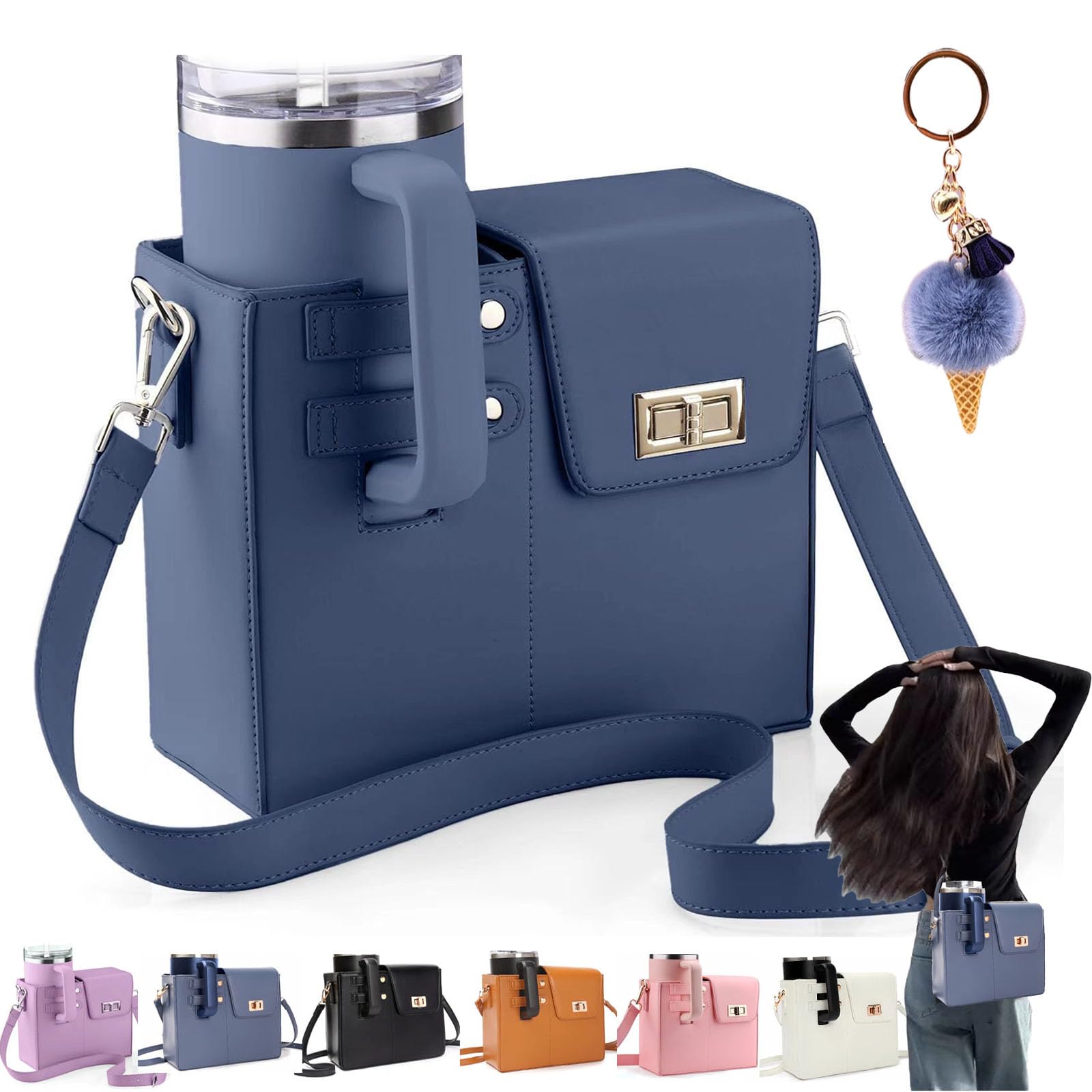 HydroPocket Crossbody Bag - Stylish Water Bottle Carrier